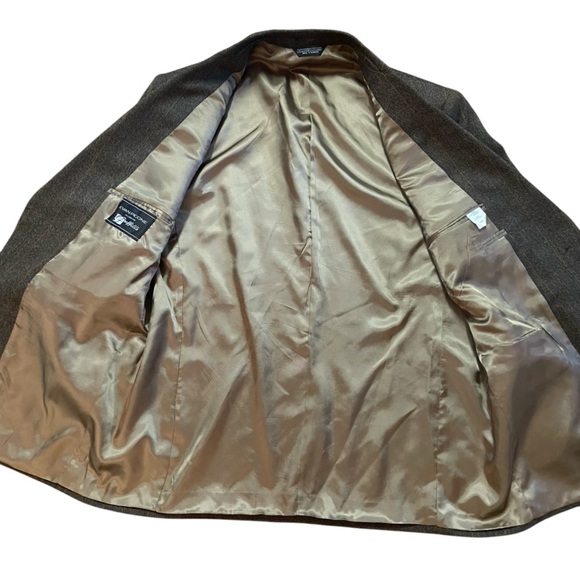 EVAN PICONE MEN’S BLAZER Wool Tweed Sports Coat Leather Elbow Patches Size 44R - Picture 5 of 13